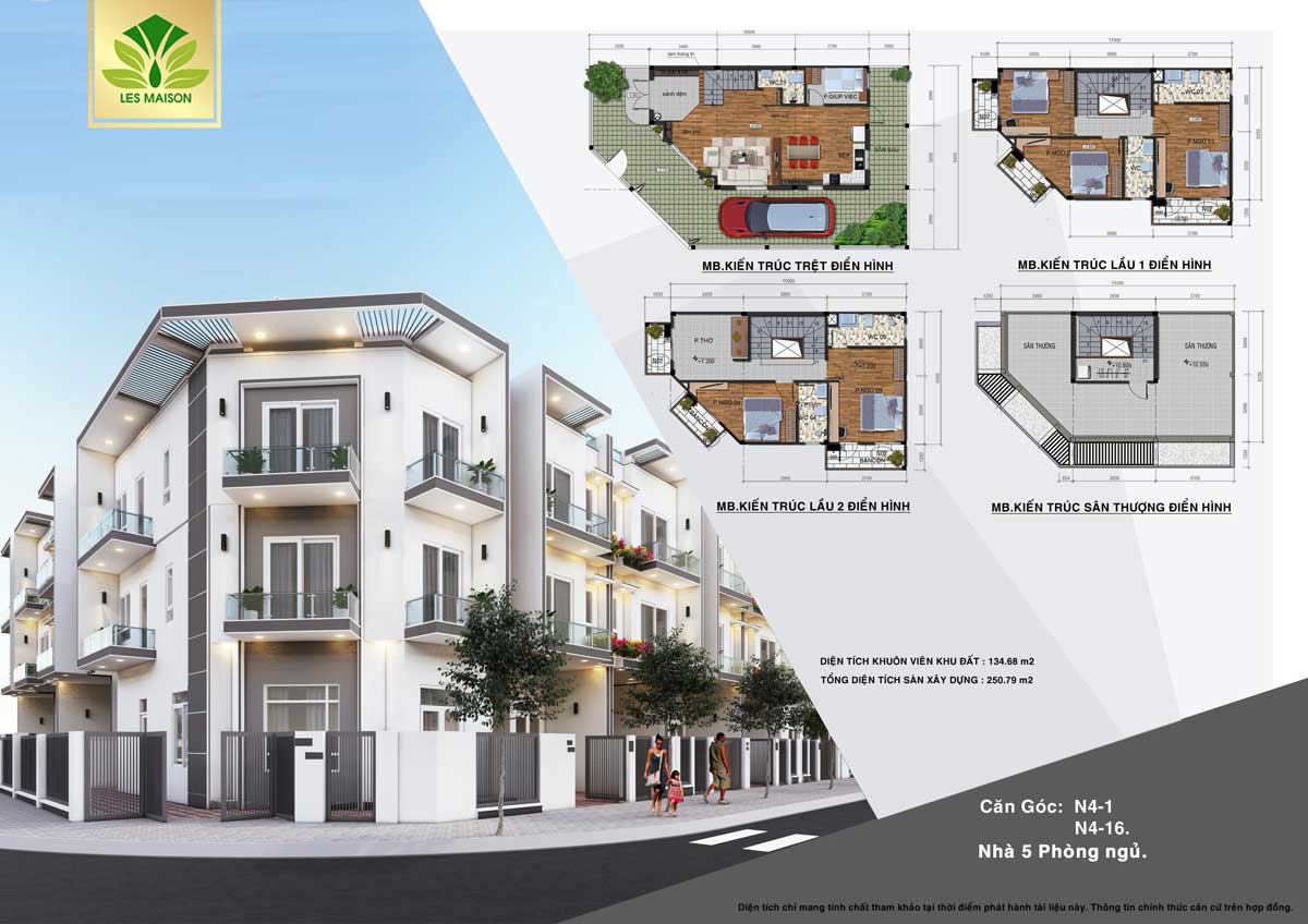 thiet ke nha mau can goc n4 1 va n4 16 les maison binh chanh - Les Maison