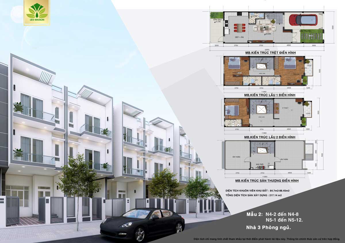 thiet ke nha mau n4 2 den n4 8 va n5 1 toi n5 12 les maison binh chanh - Les Maison