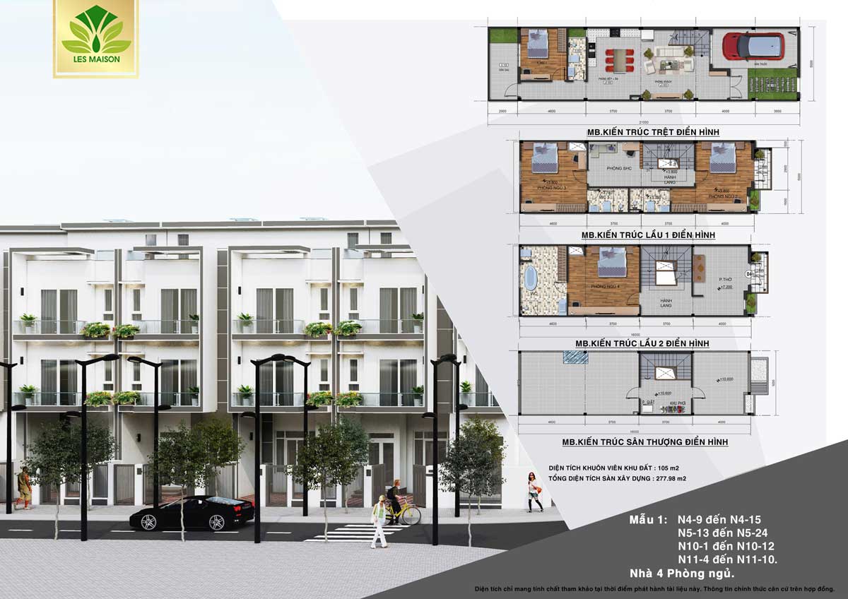 thiet ke nha mau n4 9 den n4 15 va n5 13 toi n5 25 va n10 1 den n10 12 va n11 4 toi n11 10 les maison binh chanh - Les Maison