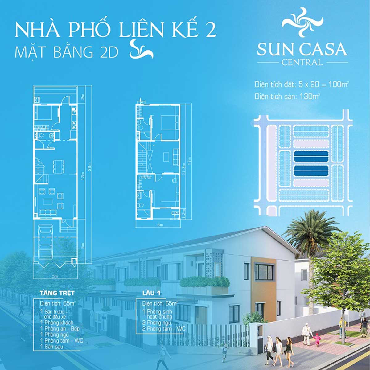 Townhouse Design 2 Sun Casa Central