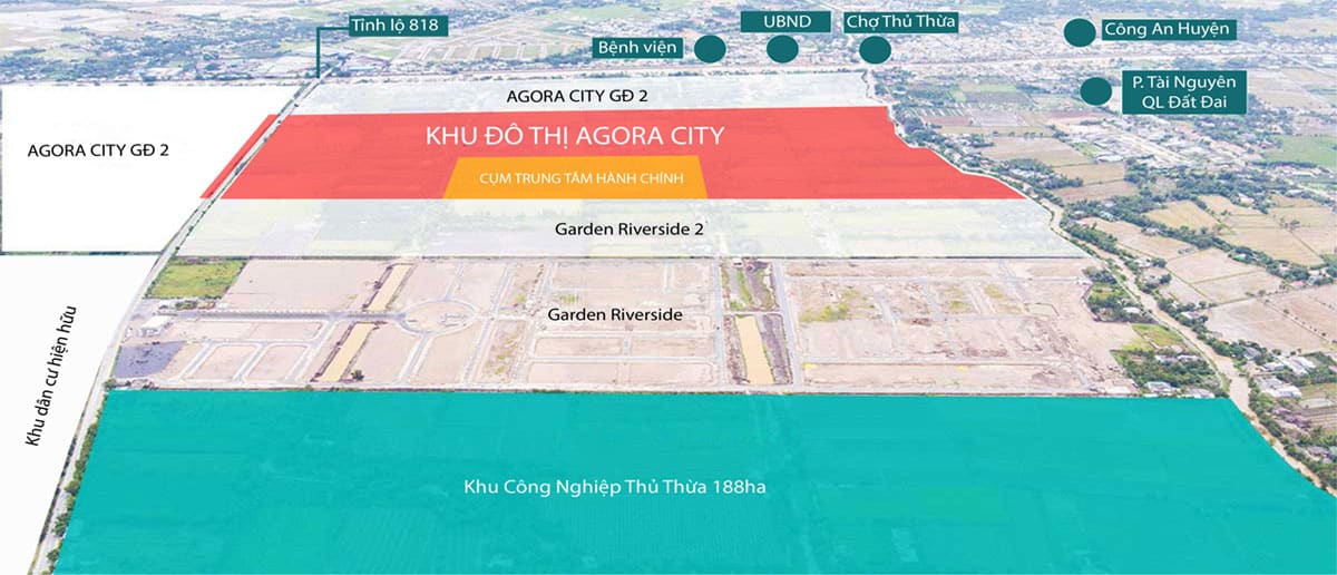 Development potential of Agora City Long An Project