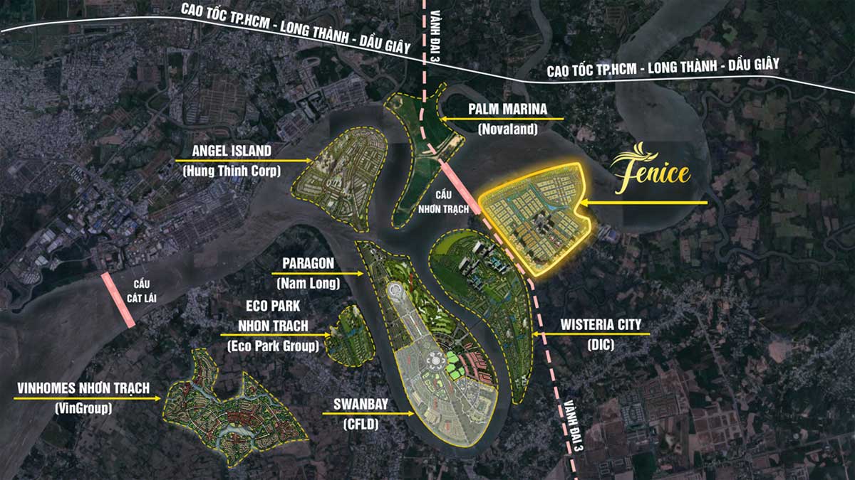 Potential location of Fenice Nhon Trach Project Potential location of Fenice Nhon Trach Project