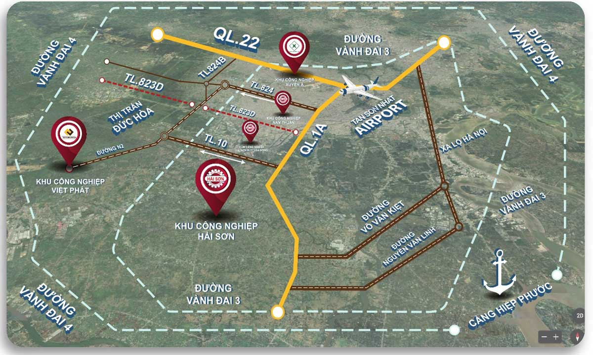 Potential Regional Connectivity Location of Suntec City Urban Area Project Thu Thua Long An Potential Regional Connectivity Location of Suntec City Urban Area Project Thu Thua Long An