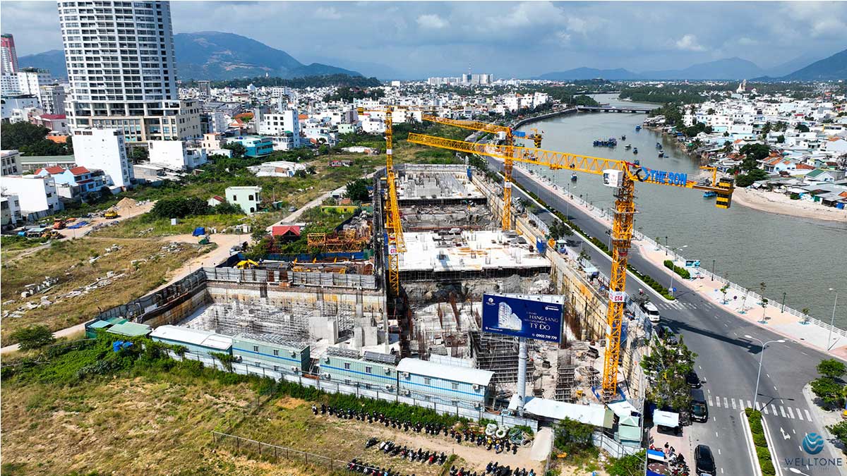 Construction progress of Welltone Nha Trang Project Construction progress of Welltone Nha Trang Project