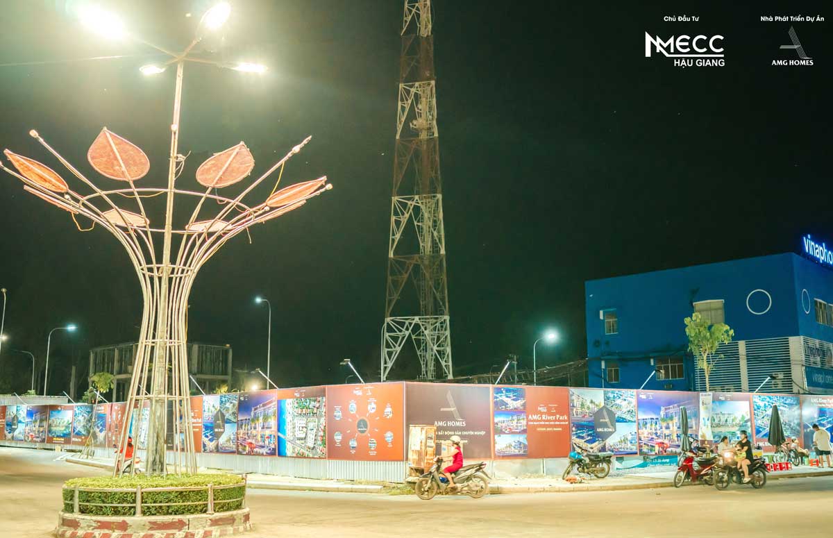 Construction progress of AMG River Park Hau Giang project Construction progress of AMG River Park Hau Giang project