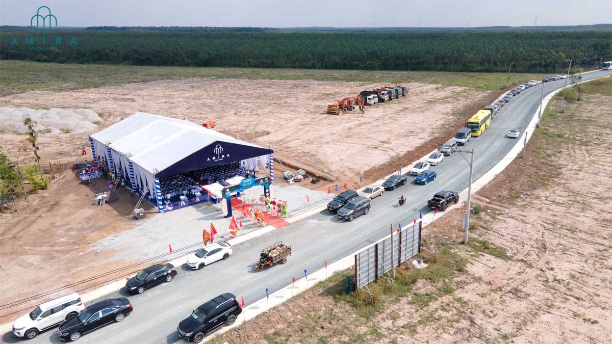 Construction progress of Amira Chon Thanh Project Construction progress of Amira Chon Thanh Project