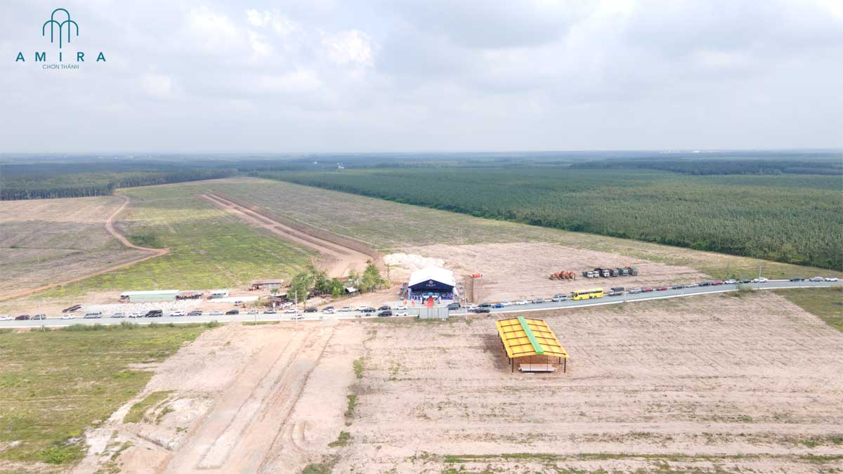 Construction progress of Amira Chon Thanh Project 2022 Construction progress of Amira Chon Thanh Project 2022