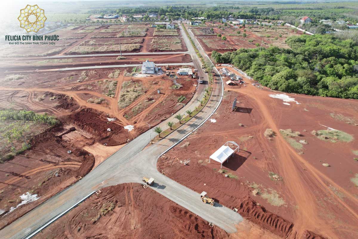 FELICIA CITY BINH PHUOC Felicia City Binh Phuoc Project Progress - FELICIA CITY BINH PHUOC