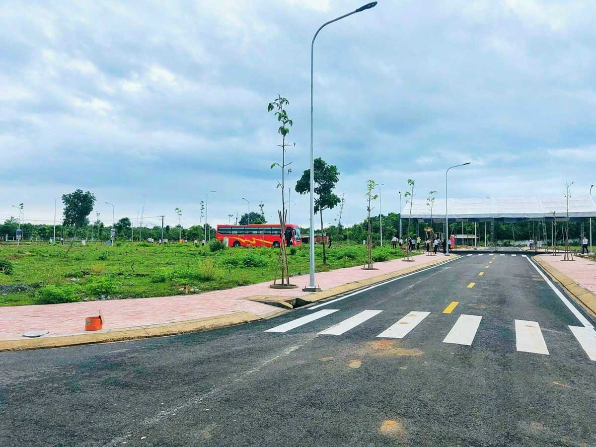 Construction progress of Lake One City Binh Phuoc project Construction progress of Lake One City Binh Phuoc project