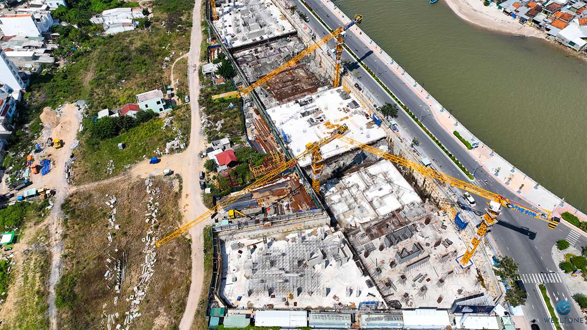Welltone Nha Trang Latest Welltone Nha Trang project progress 2022 - Welltone Nha Trang