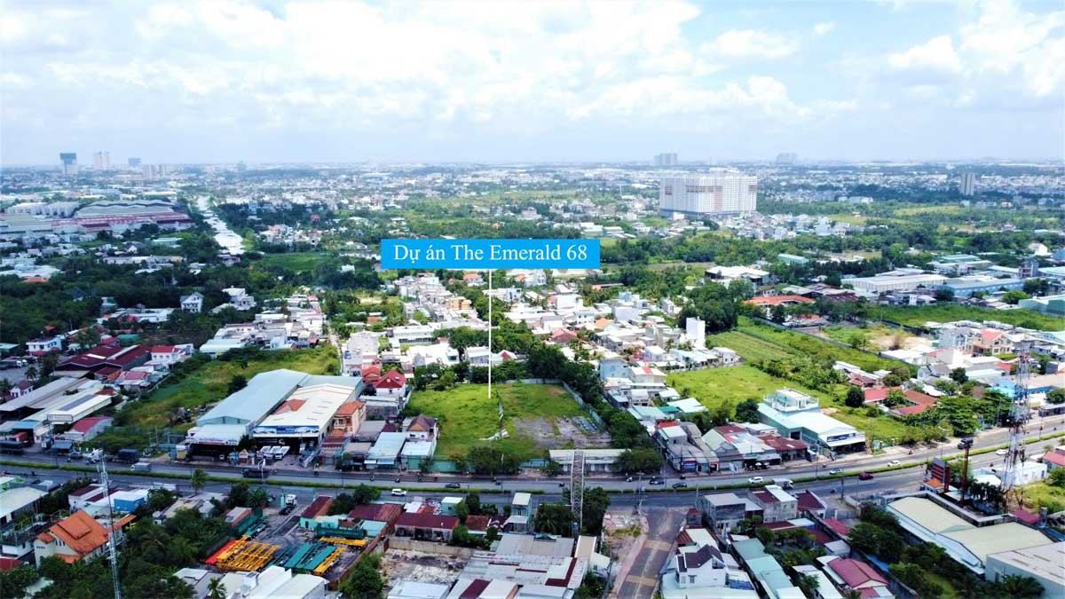 Construction progress of Emerald 68 Binh Duong Apartment - The Emerald 68