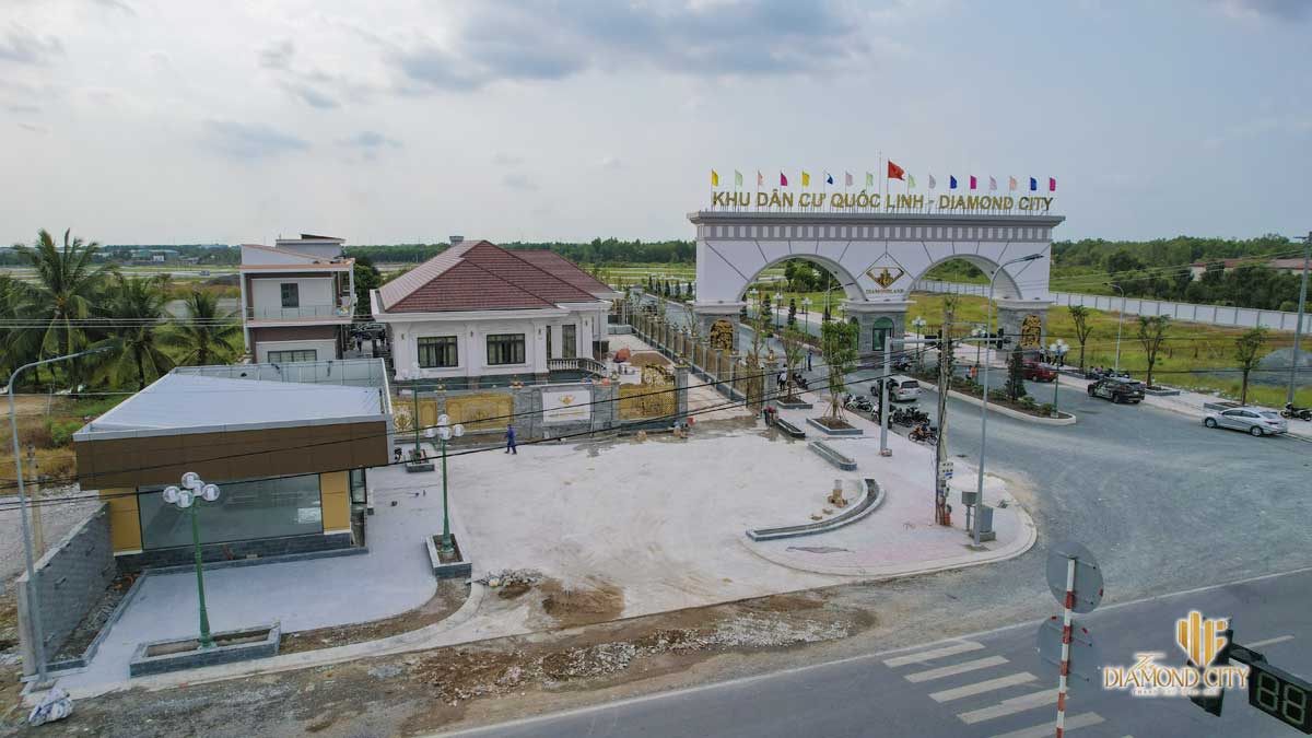 The Diamond City Tien do thi cong Cong Du an The Diamond City - The Diamond City