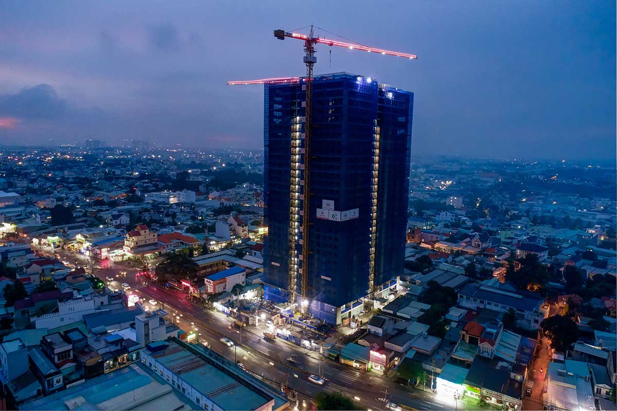 Phúc Đạt Connect 2 Tien do thi cong Du an Can ho Phuc Dat Connect 2 - Phúc Đạt Connect 2
