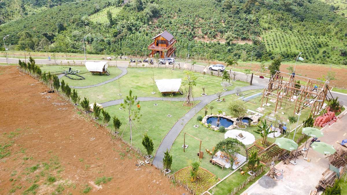 Construction progress of Hoa Gio Hill Bao Loc November 2022 Construction progress of Hoa Gio Hill Bao Loc November 2022