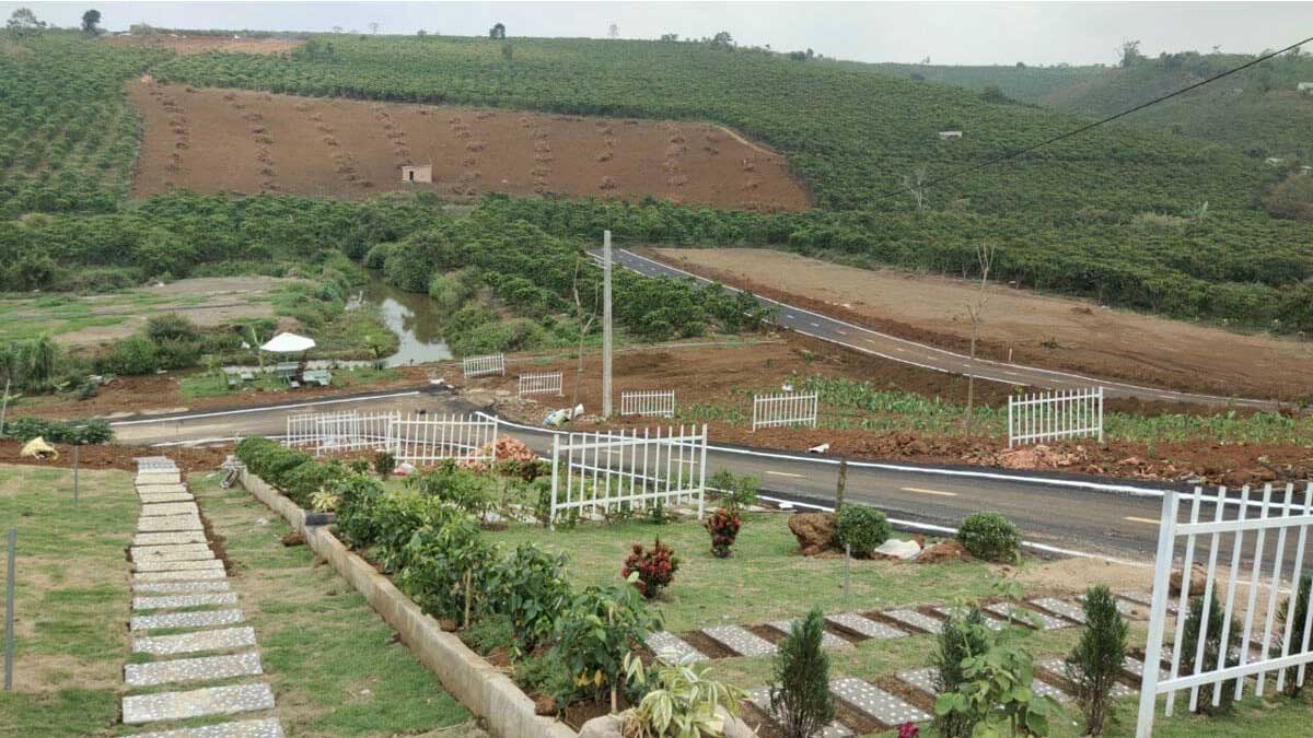 Construction progress of Farm Hill Loc Ngai project Construction progress of Farm Hill Loc Ngai project