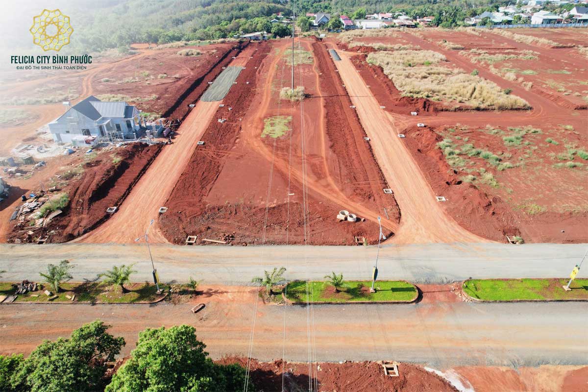 FELICIA CITY BINH PHUOC Construction progress of Felicia City Binh Phuoc Project Latest - FELICIA CITY BINH PHUOC