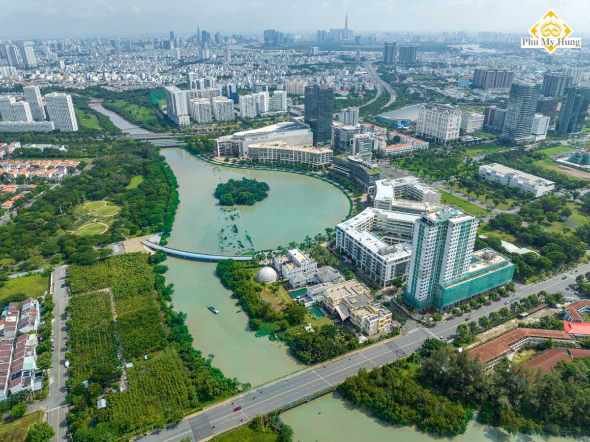 Construction progress of Horizon Phu My Hung project, District 7 - The Horizon Phu My Hung