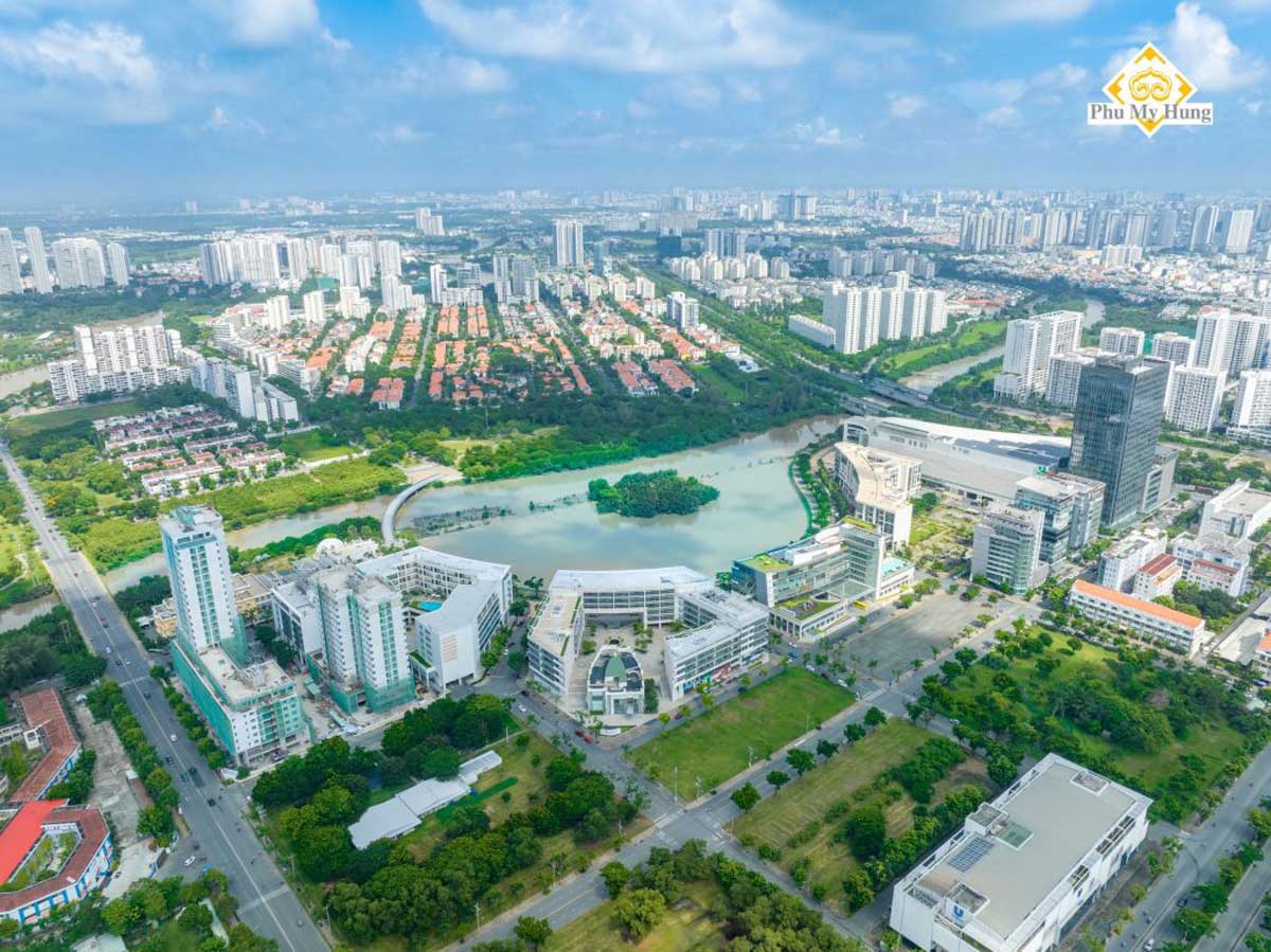 construction progress of Horizon project, District 7 - The Horizon Phu My Hung