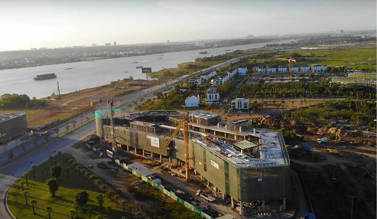 Lucky City Construction progress of Lucky City Duc Hoa Long An urban area project 2022 - Lucky City