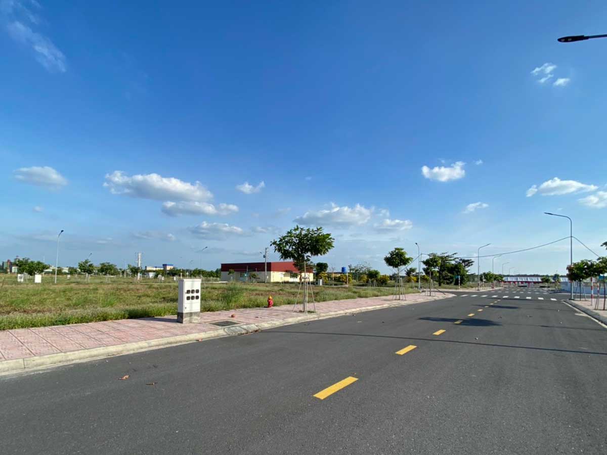 Construction progress of Lai Uyen Bau Bang Binh Duong Project - Lai Uyen Bau Bang Urban Area Project