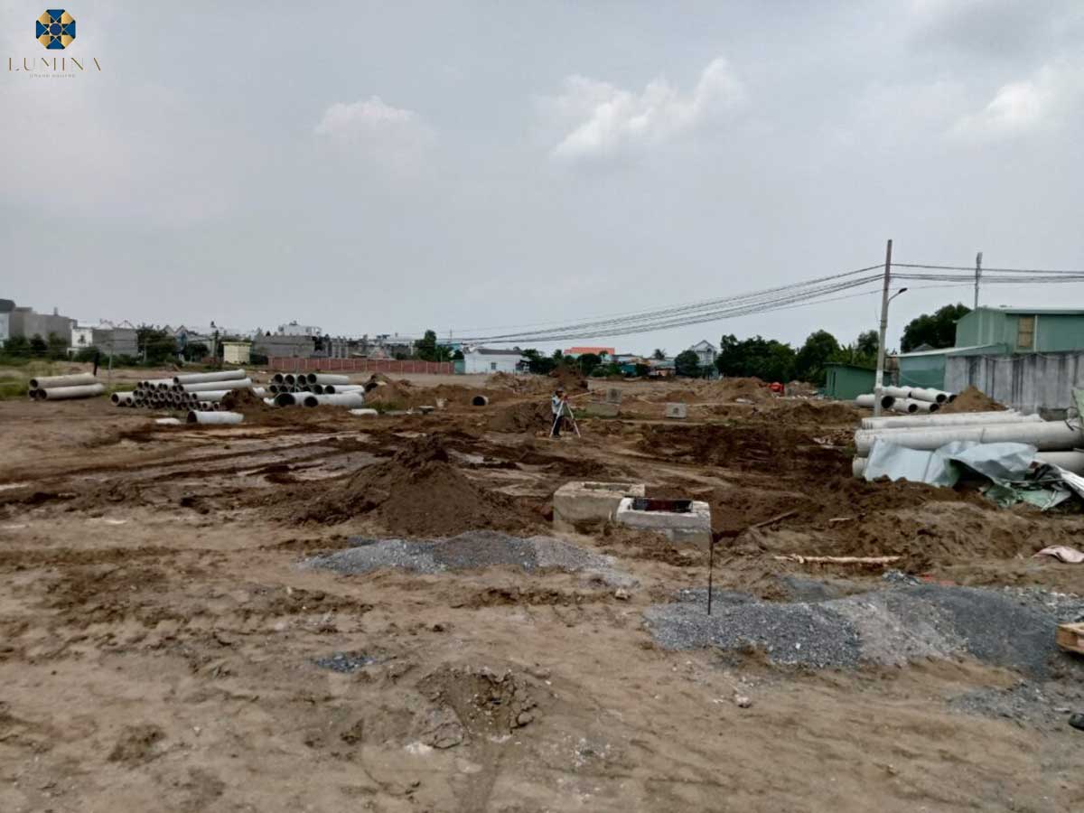 Construction progress of Lumina Grand Square Long An project