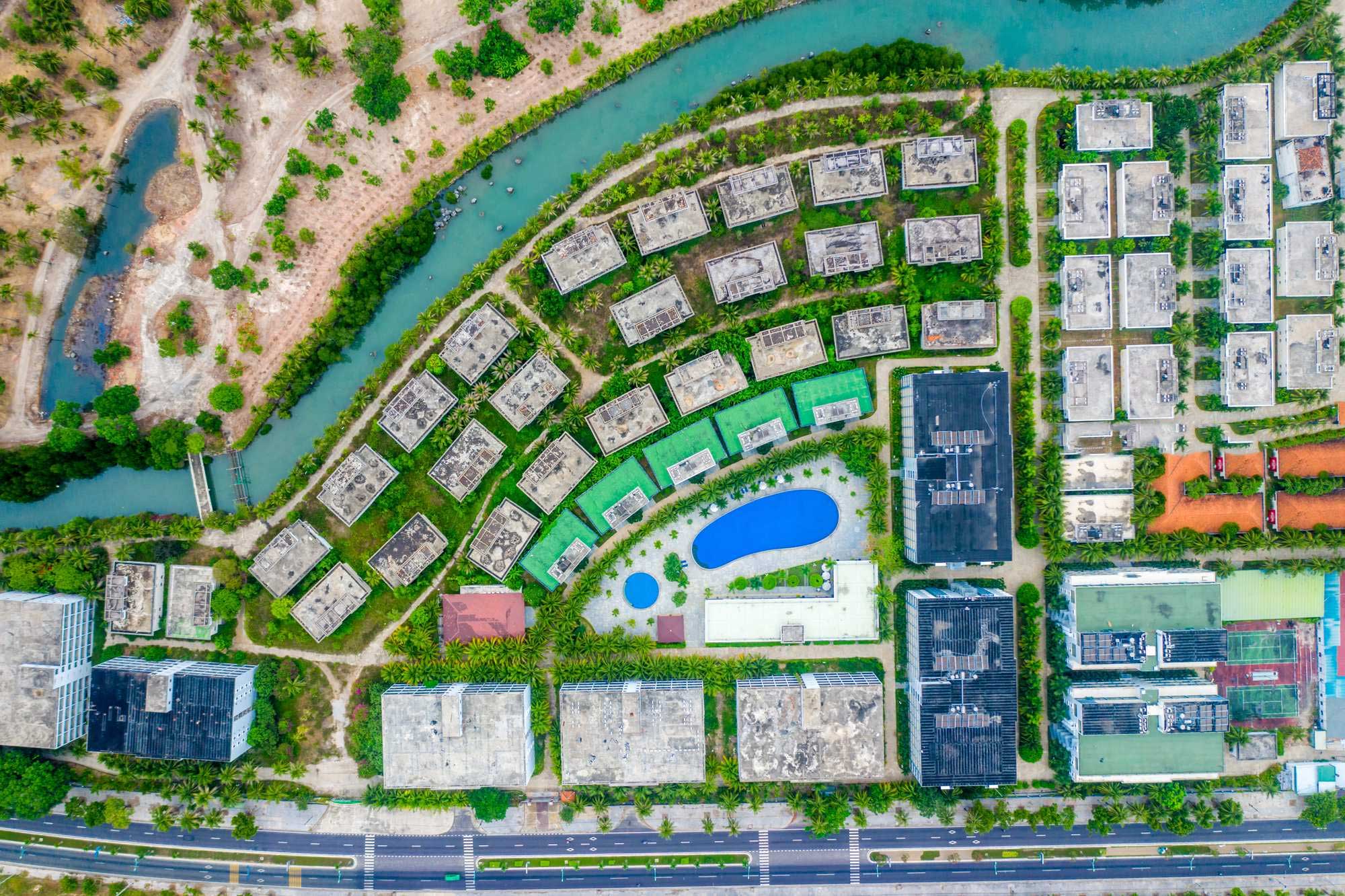 NovaWorld Nha Trang Diamond Bay Construction progress of the latest Novaworld Nha Trang project 2022 - NovaWorld Nha Trang Diamond Bay