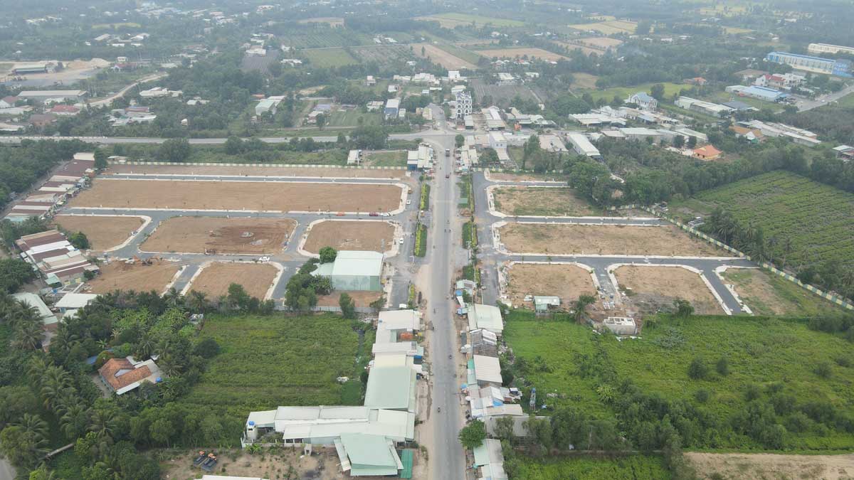 Rose Mall Tien do thi cong Du an Rose Mall Long An 2022 - Rose Mall