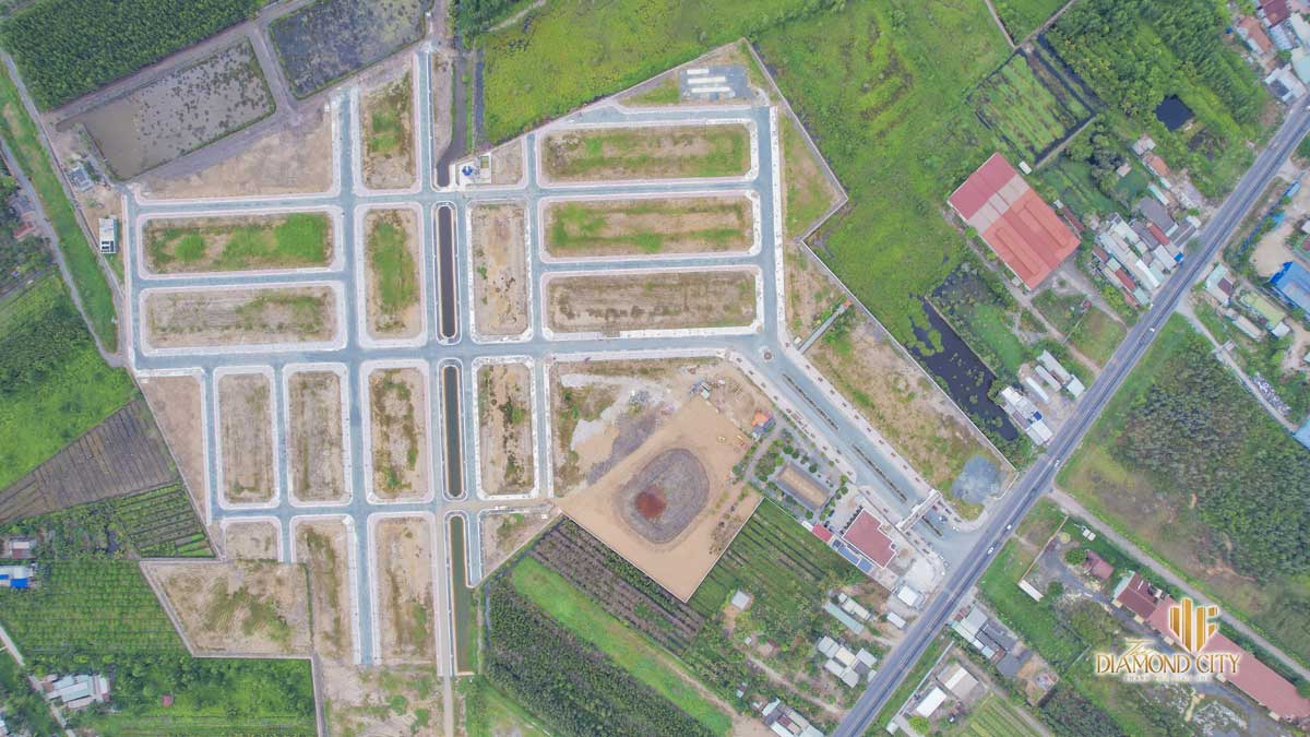 The Diamond City Tien do thi cong Du an The Diamond City Duc Hoa thang loi - The Diamond City
