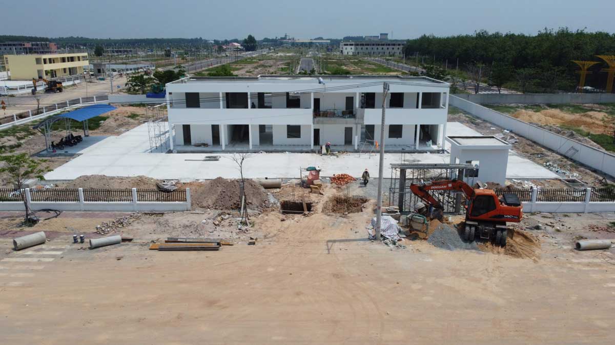 Construction progress of The Sun Bau Bang Binh Duong project Construction progress of The Sun Bau Bang Binh Duong project