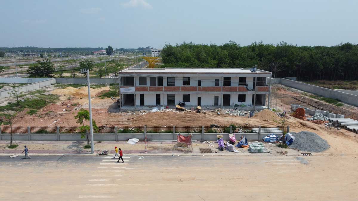 Construction progress of The Sun Bau Bang Binh Duong project Construction progress of The Sun Bau Bang Binh Duong project