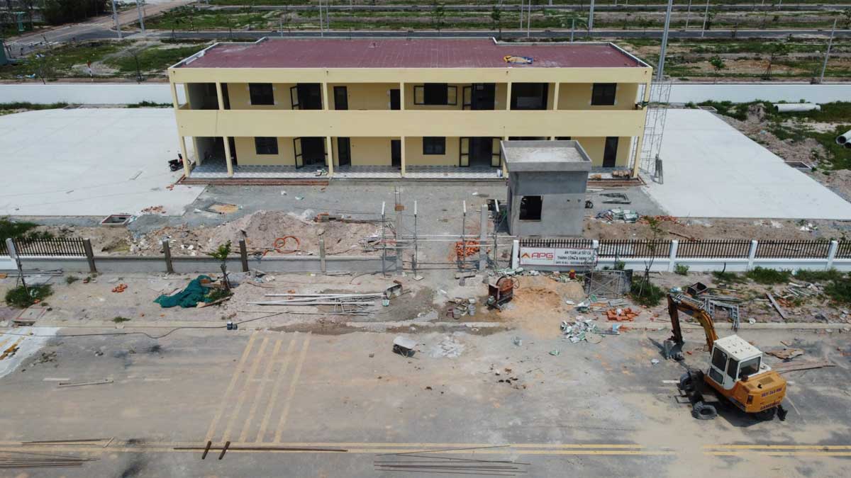 Construction progress of The Sun Bau Bang Binh Duong project Construction progress of The Sun Bau Bang Binh Duong project