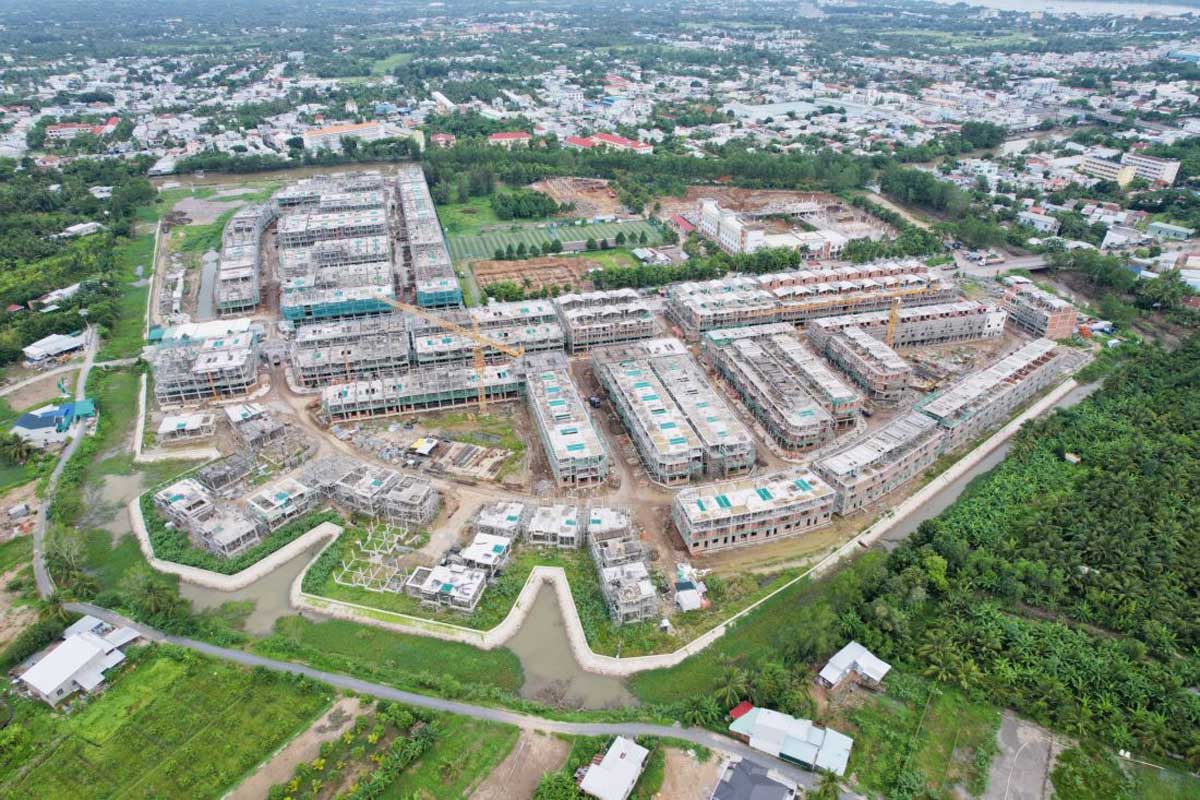 T&T TamDa Construction progress of the latest TamDa Vinh Long project 2022 - T&T TamDa