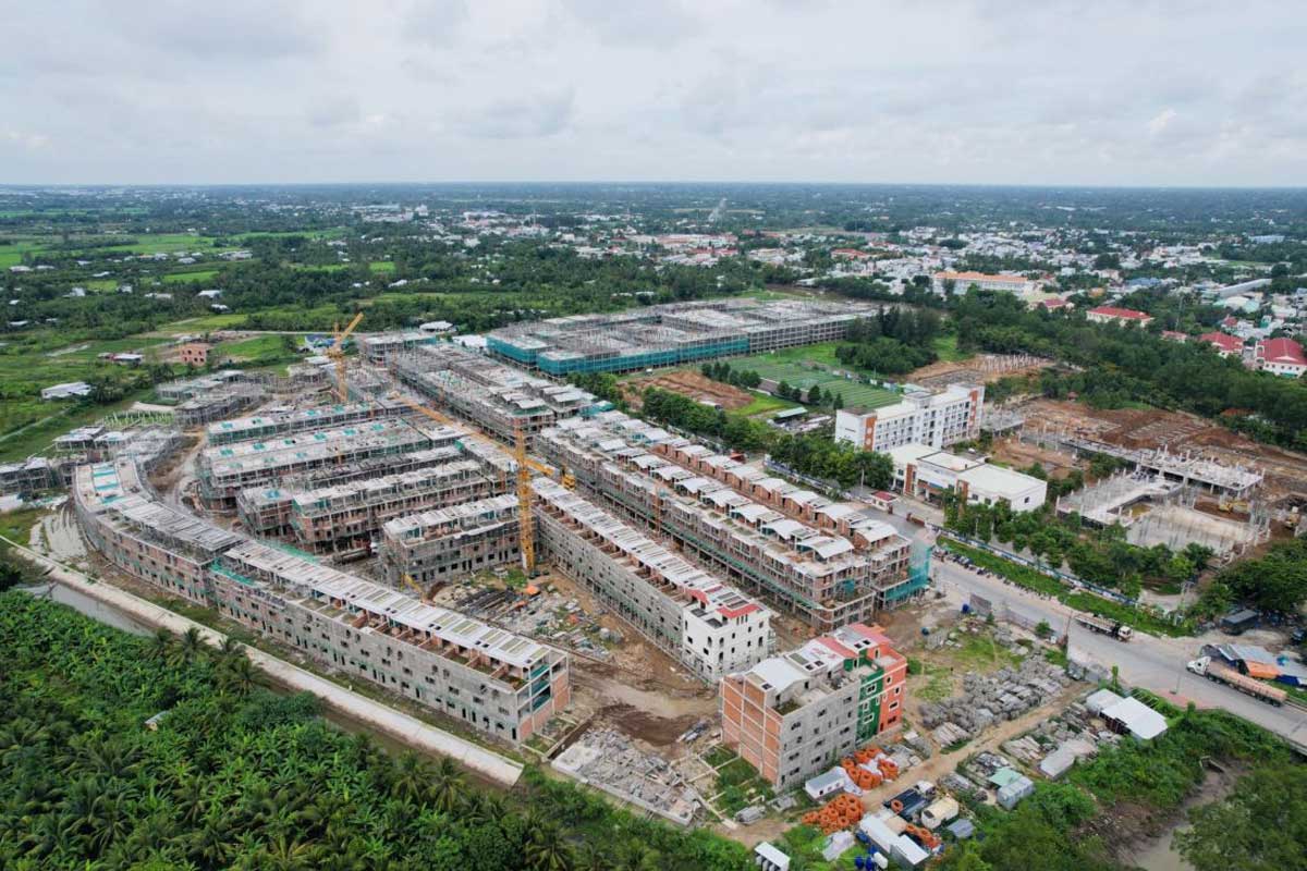 T&T TamDa Latest construction progress of TamDa Vinh Long project - T&T TamDa