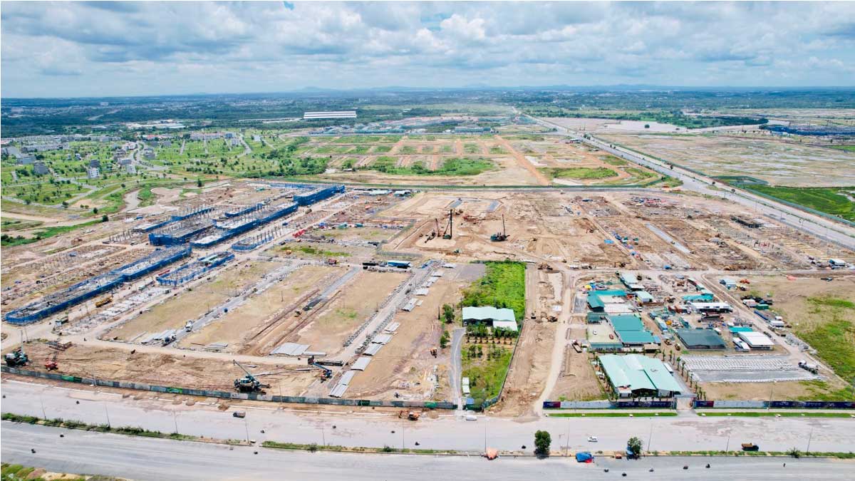 Izumi Riverside construction progress Izumi Riverside construction progress