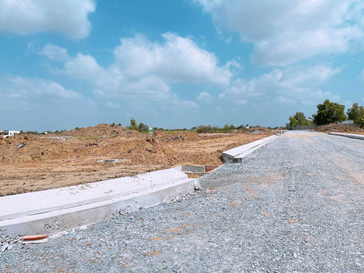 Construction progress of Phuoc Dong residential area, Can Duoc, Long An - PHUOC DONG GARDEN RESIDENTIAL AREA