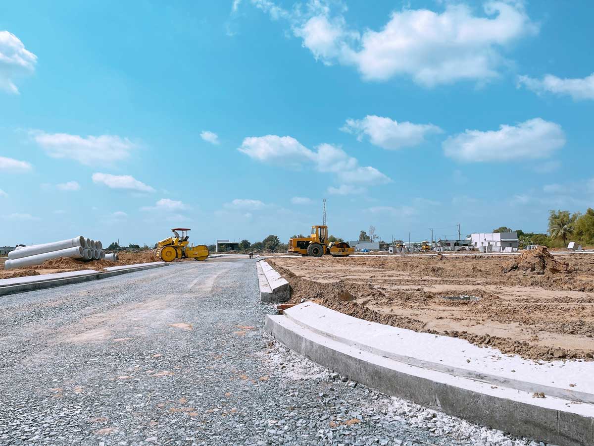 construction progress of phuoc dong residential area - PHUOC DONG GARDEN RESIDENTIAL AREA