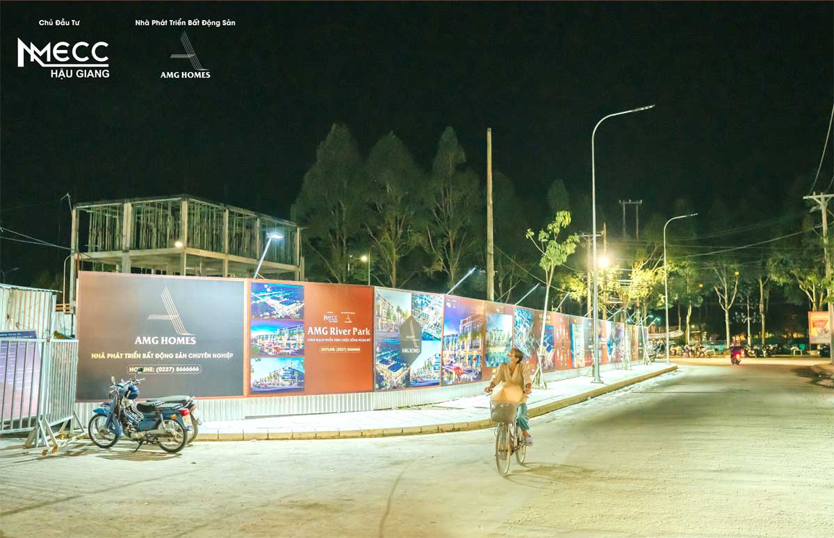 Construction progress of AMG River Park Hau Giang project Construction progress of AMG River Park Hau Giang project