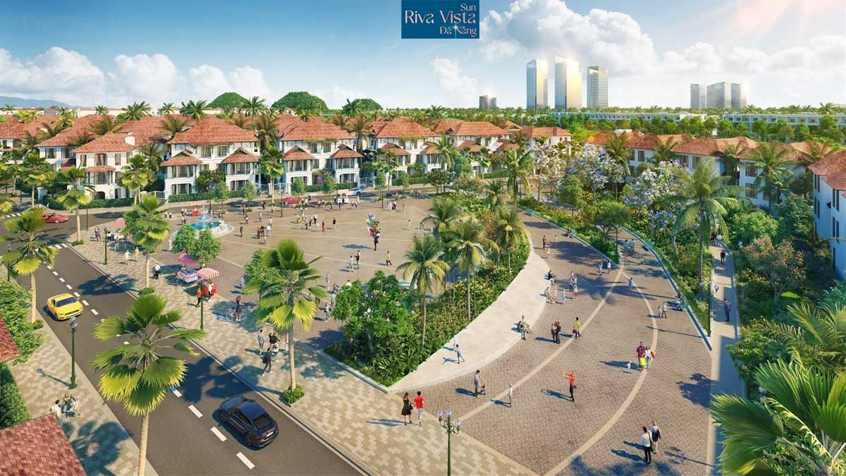 Amenities of the Internal Park of Sun Riva Vista Danang Project