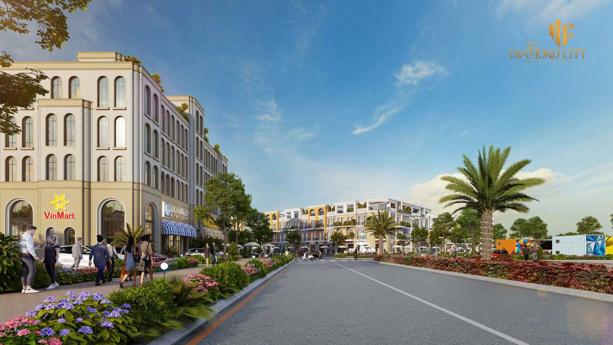 Quoc Linh Residential Area Internal park facilities of The Diamond City Project - Quoc Linh Residential Area