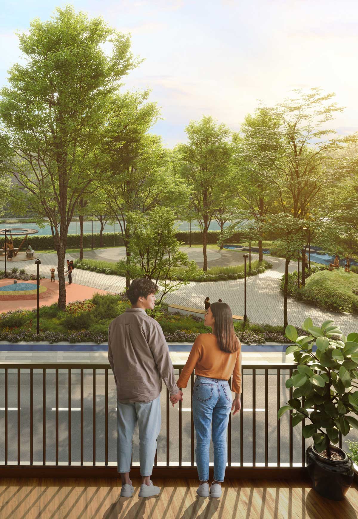 The Meadow Binh Chanh internal park facilities - The Meadow Binh Chanh