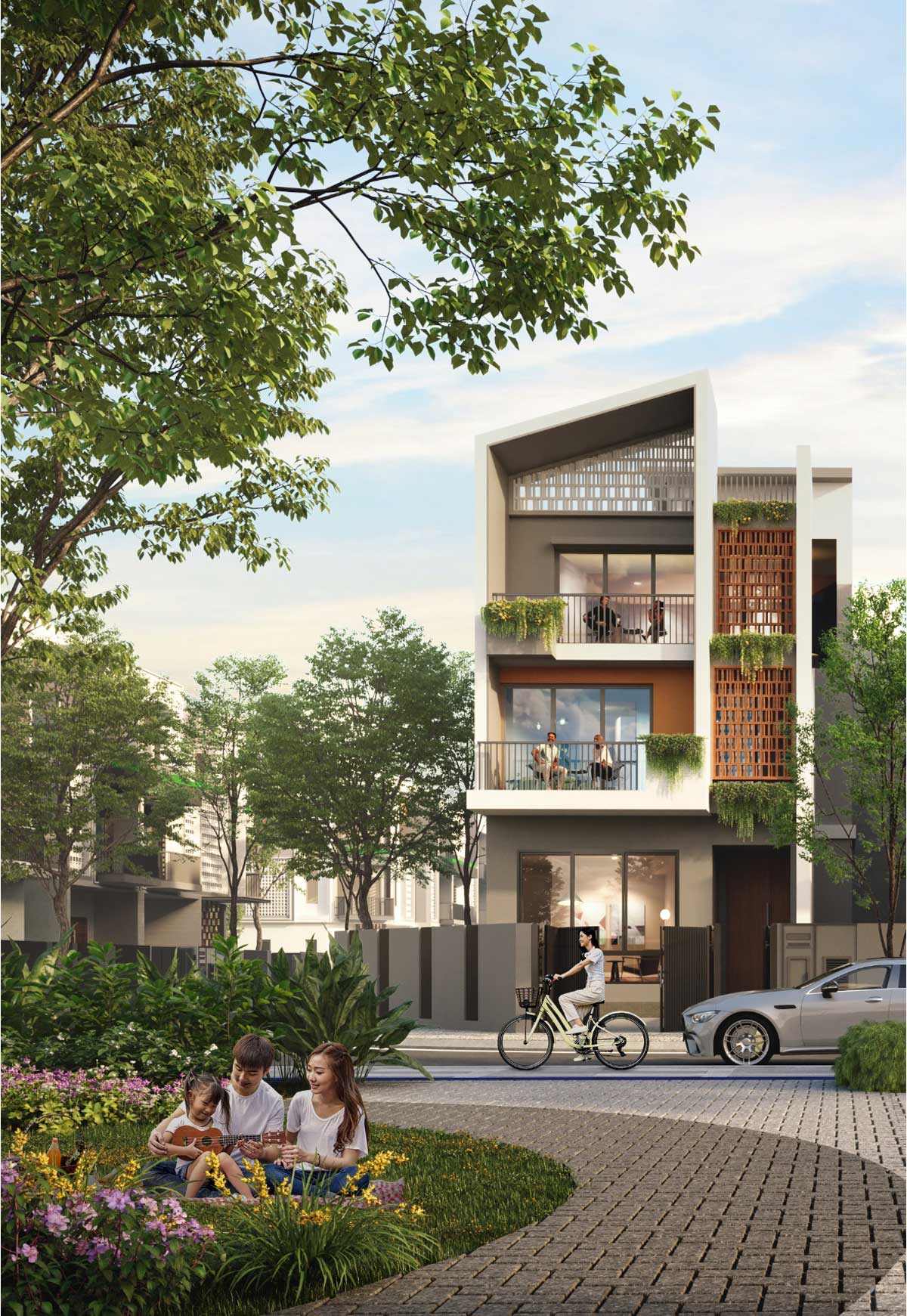 The Meadow Binh Chanh internal park amenities