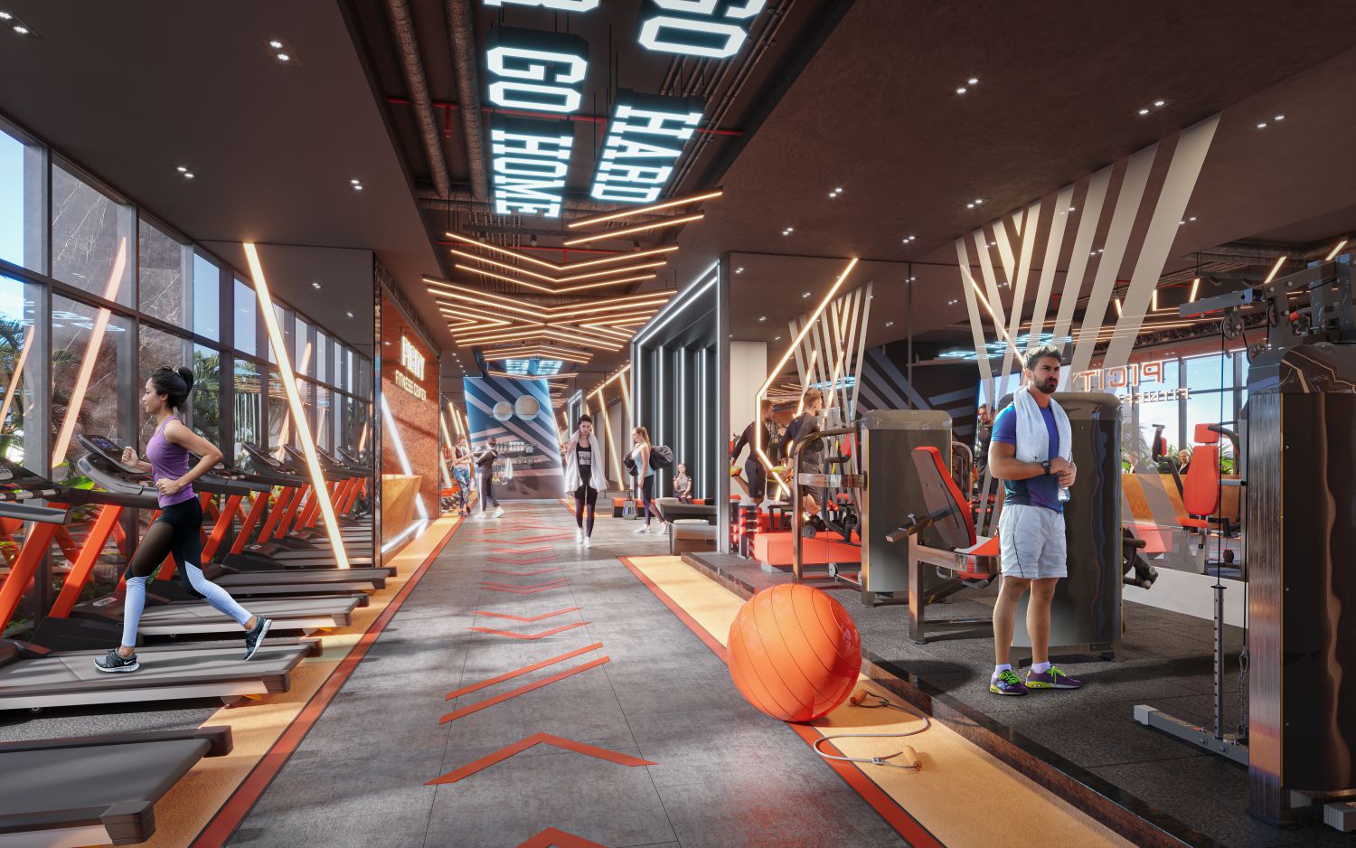 Bcons Solary GYM room amenities
