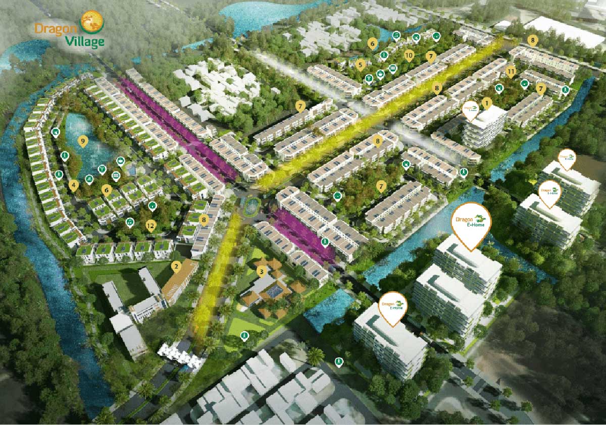 Project Amenities of Dragon E-Home Social Housing Apartment Complex District 9