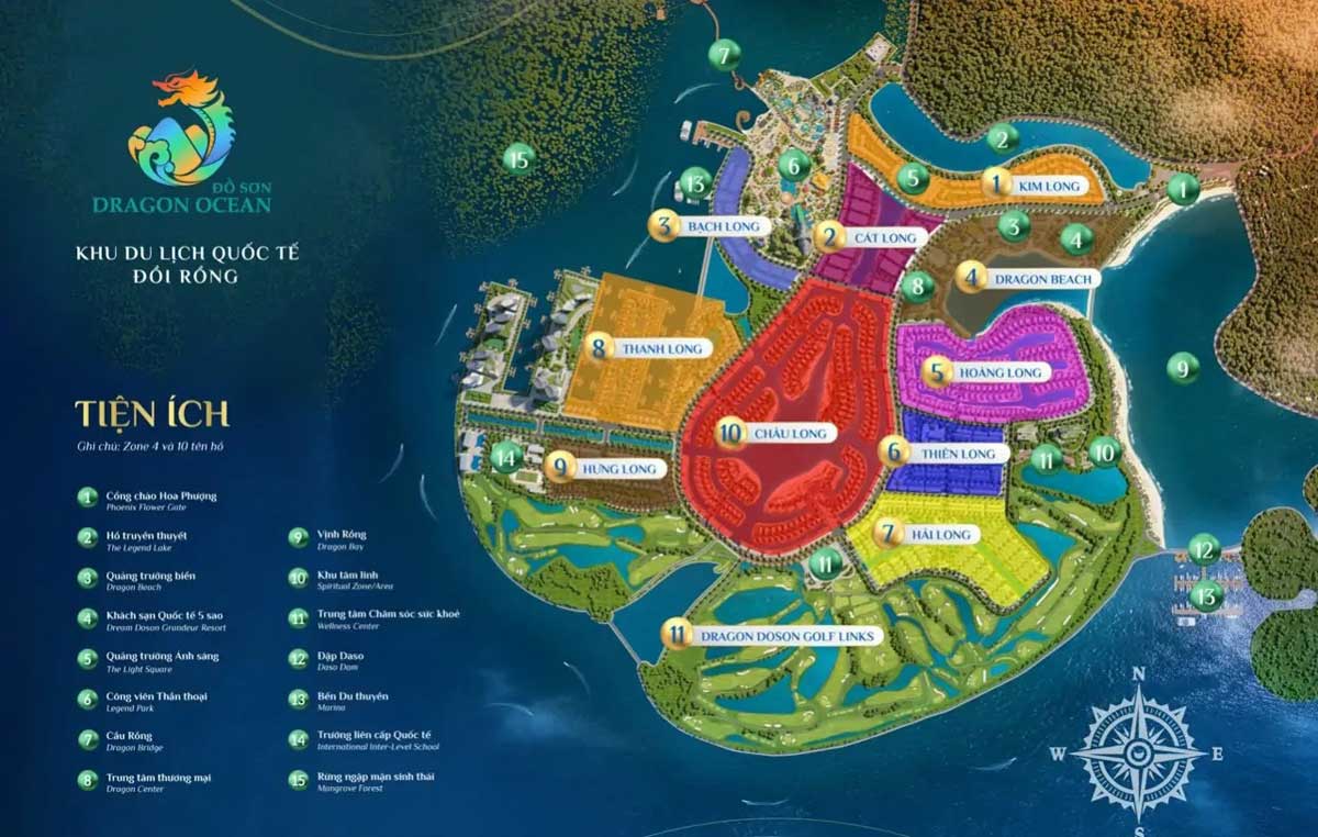 Utilities of Dragon Ocean Do Son Hai Phong Project - Dragon Hill International Tourist Area Project Utilities of Dragon Ocean Do Son Hai Phong Project - Dragon Hill International Tourist Area Project