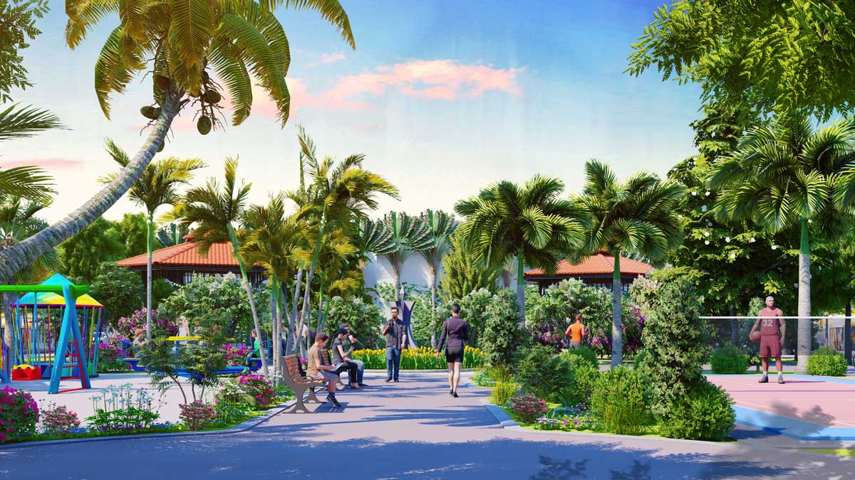 Park facilities of Lai Uyen Urban Area Project Bau Bang Binh Duong