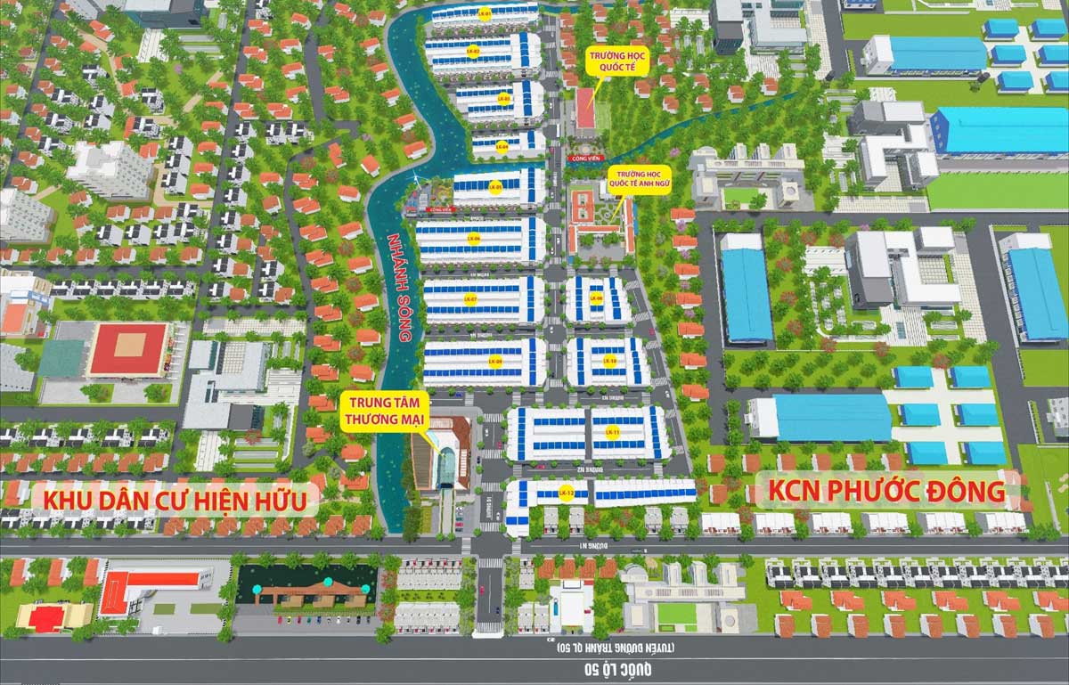 Utilities of Phuoc Dong Garden Residential Area Project
