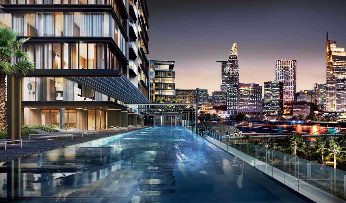 Swimming Pool Amenities of The Opusk Thu Thiem Apartment Project Swimming Pool Amenities of The Opusk Thu Thiem Apartment Project