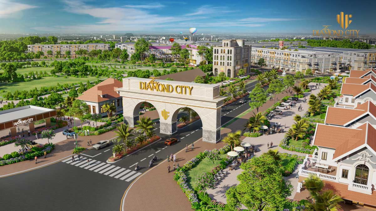 Quoc Linh Residential Area Public area amenities of The Diamond City Project - Quoc Linh Residential Area