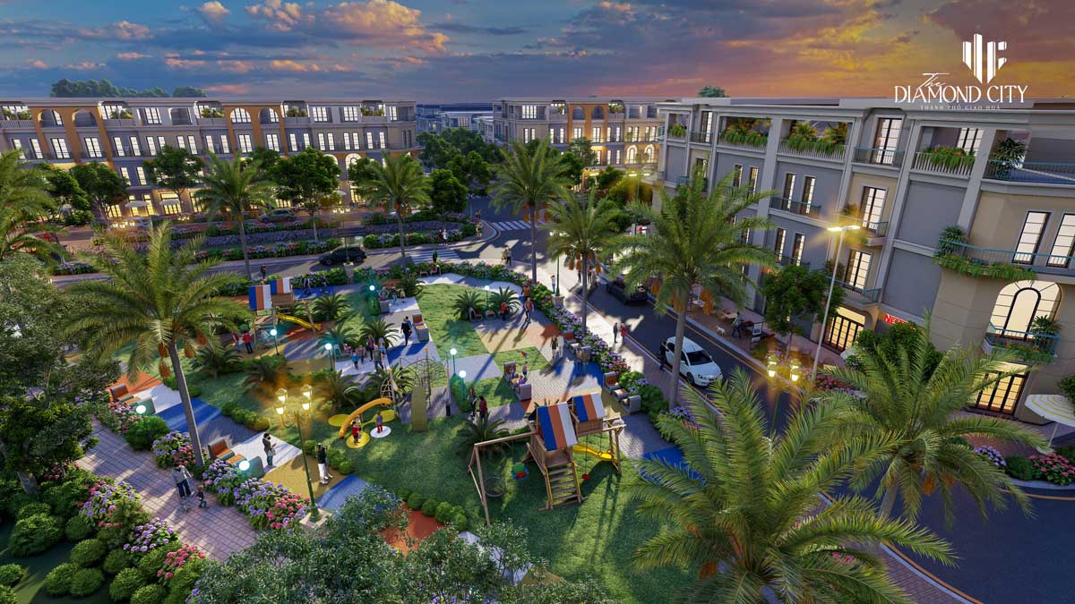 Quoc Linh Residential Area Children's play area amenities The Diamond City Project - Quoc Linh Residential Area