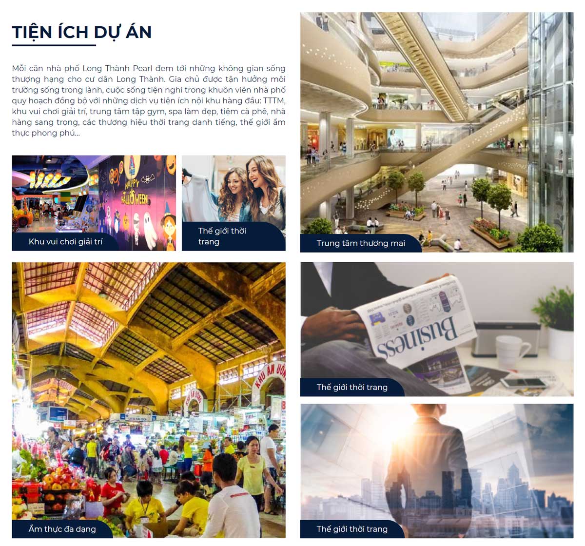 Internal facilities of Long Thanh Pearl Project